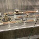 Opium info at the museum. opium pipes