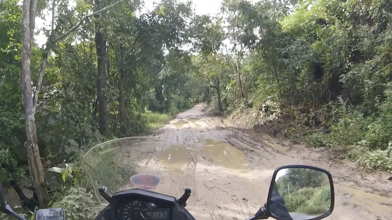 Muddy road