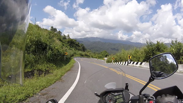 Road curves ahead Thailand